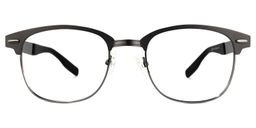 Shonia Browline Gray Glasses0