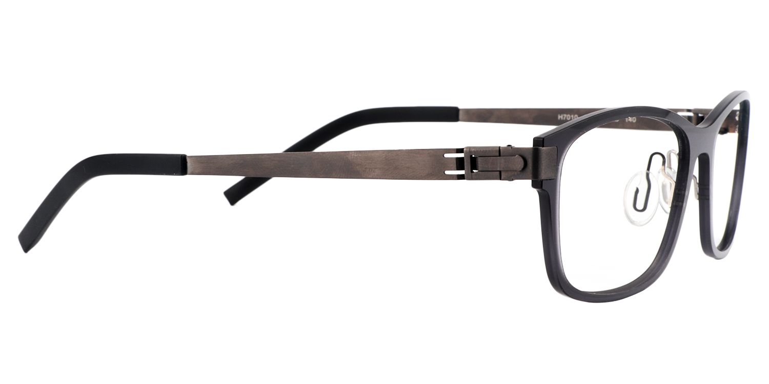 Rectangle Black Glasses | Zeelool Glasses5