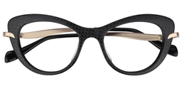 Beatty Cateye Black Glasses1