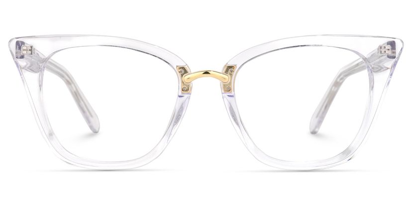 Martha Cat Eye Clear Glasses