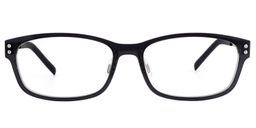 Talisa Rectangle Black Glasses5