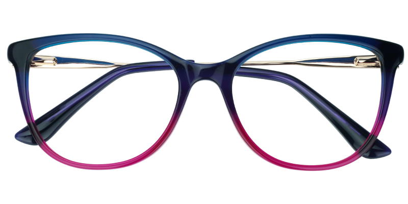 Round Purple Glasses | Zeelool Eyeglass Frames1