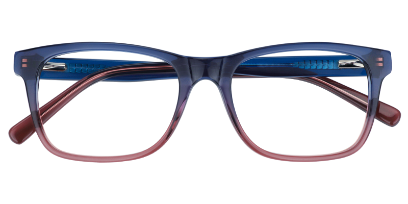 Rectangle Blue Glasses | Zeelool Eyeglass Frames1