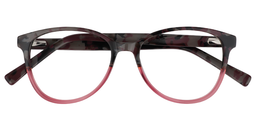 Inez Round Bright-Pink Glasses1