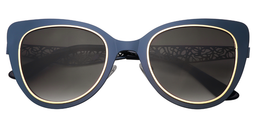 Ellsworth Cateye Dark Blue Sunglasses1