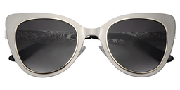 Ellsworth Cateye Beige Sunglasses1