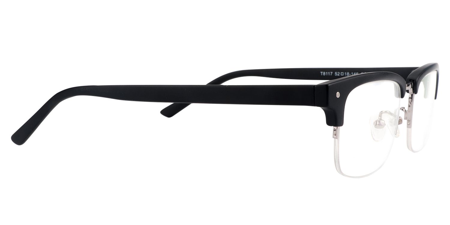 Rectangle Black Glasses | Zeelool Glasses3