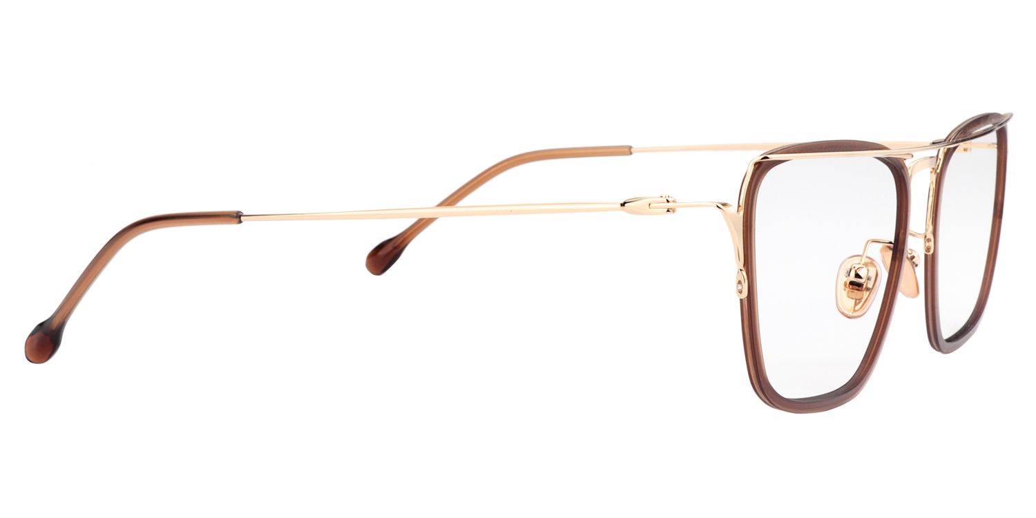 Aviator Brown Glasses | Zeelool Glasses4