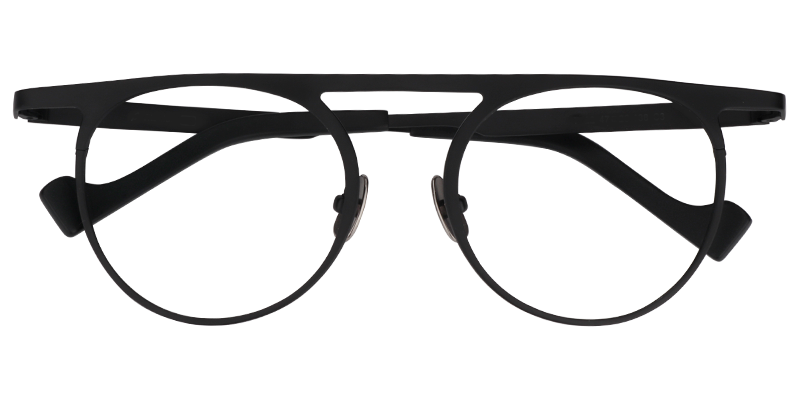 Round Black Glasses | Zeelool Eyeglasses1
