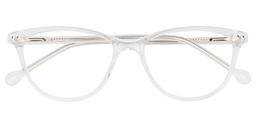 Nadine Oval Clear Glasses1