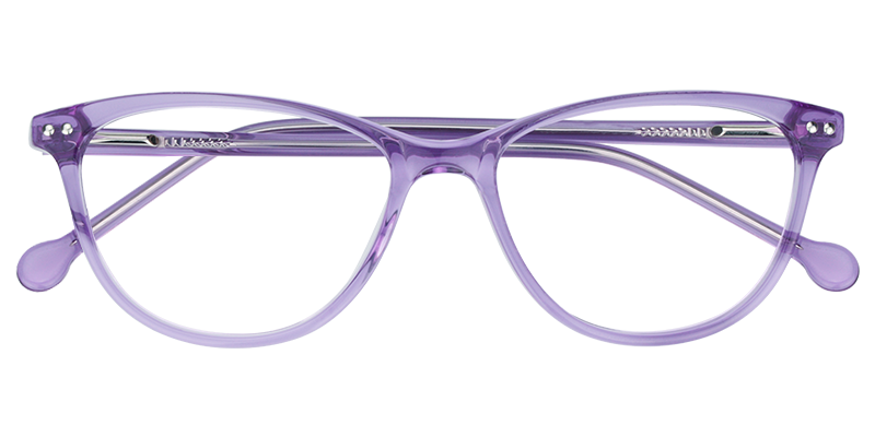 Oval Purple Glasses | Zeelool Eyeglass Frames1