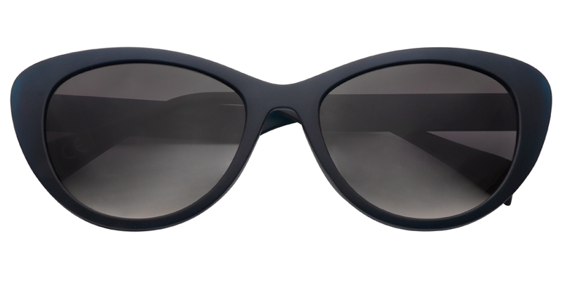 Cateye Dark Blue Sunglasses | Zeelool Sunglasses1