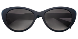 Campbell Cateye Dark Blue Sunglasses1