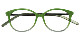 Vida Oval Green Glasses 1