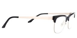 Archer Rectangle Black Glasses4