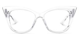 Farah Cateye Clear Glasses0