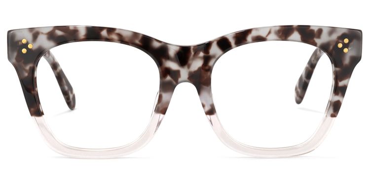 Tandy Rectangle Light-Tortoise Glasses