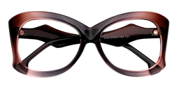 Darcey Butterfly Brown Glasses1