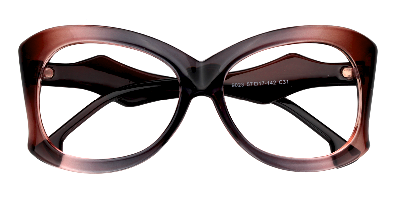 Butterfly Brown Glasses | Zeelool Eyeglasses Online1