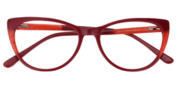 Grace Oval Red Glasses1