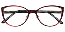 Darlene Round Red Glasses1