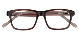 Sabina Rectangle Brown Glasses1