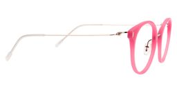 Fiona Round Rosered Glasses4