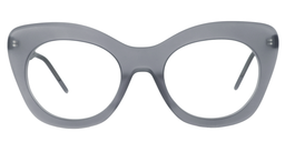 Maria Cat-eye Gray Glasses0