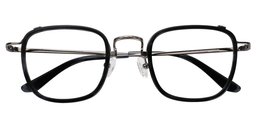 Beacher Square Black Glasses1