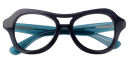 Alcuin Aviator Dark Blue Glasses1