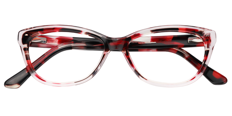  Cat Eye Red Tortoise Glasses1