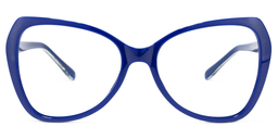 Eleanora Butterfly Blue Glasses0