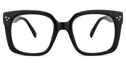 Paisley Square Black Glasses0