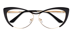 Ellen Black Cat eye Glasses2