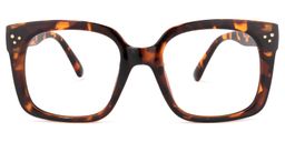 Paisley Square Tortoise Glasses0