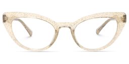 Evans Cateye Beige Glasses0