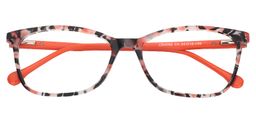 Abigail Acetate Orange Glasses1