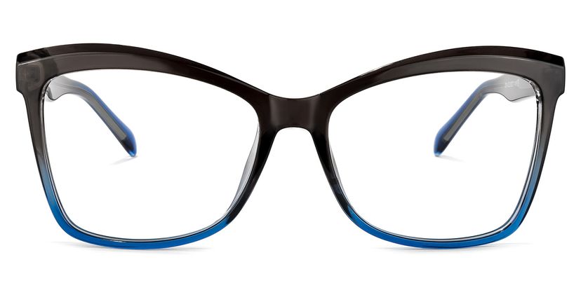 Peter Cateye Dark-Gray Glasses