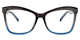 Peter Cateye Dark-Gray Glasses0