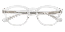 Caprice Round Clear Glasses1