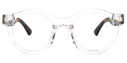 Paxton Round Clear Glasses0