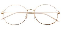 Shields Geometric Gold Glasses1