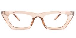 Priya Cateye Beige Glasses0