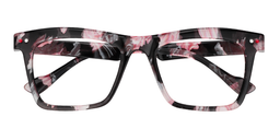 Brenda Rectangle Pink-Floral Glasses1