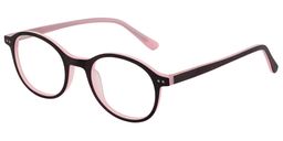 Vanessa Round Pink Glasses 3