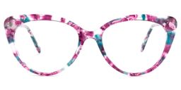 Quade Cateye Floral Glasses0