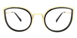 Quillan Cateye Black Glasses0