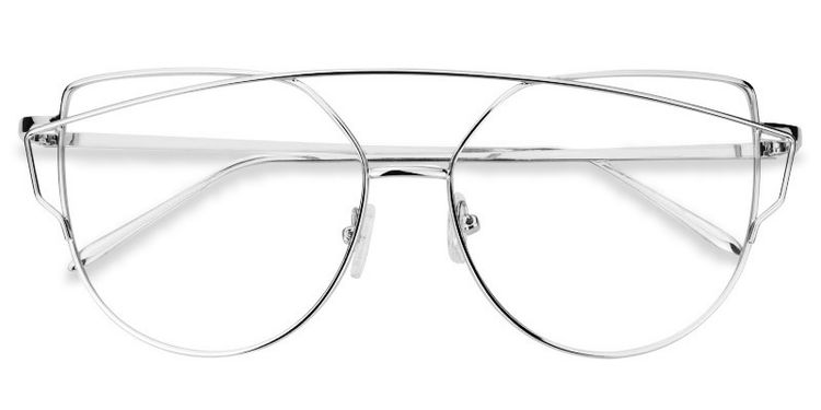 Selina  Aviator Silver Glasses