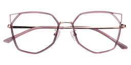 Aviva Geometric Light Purple Glasses1