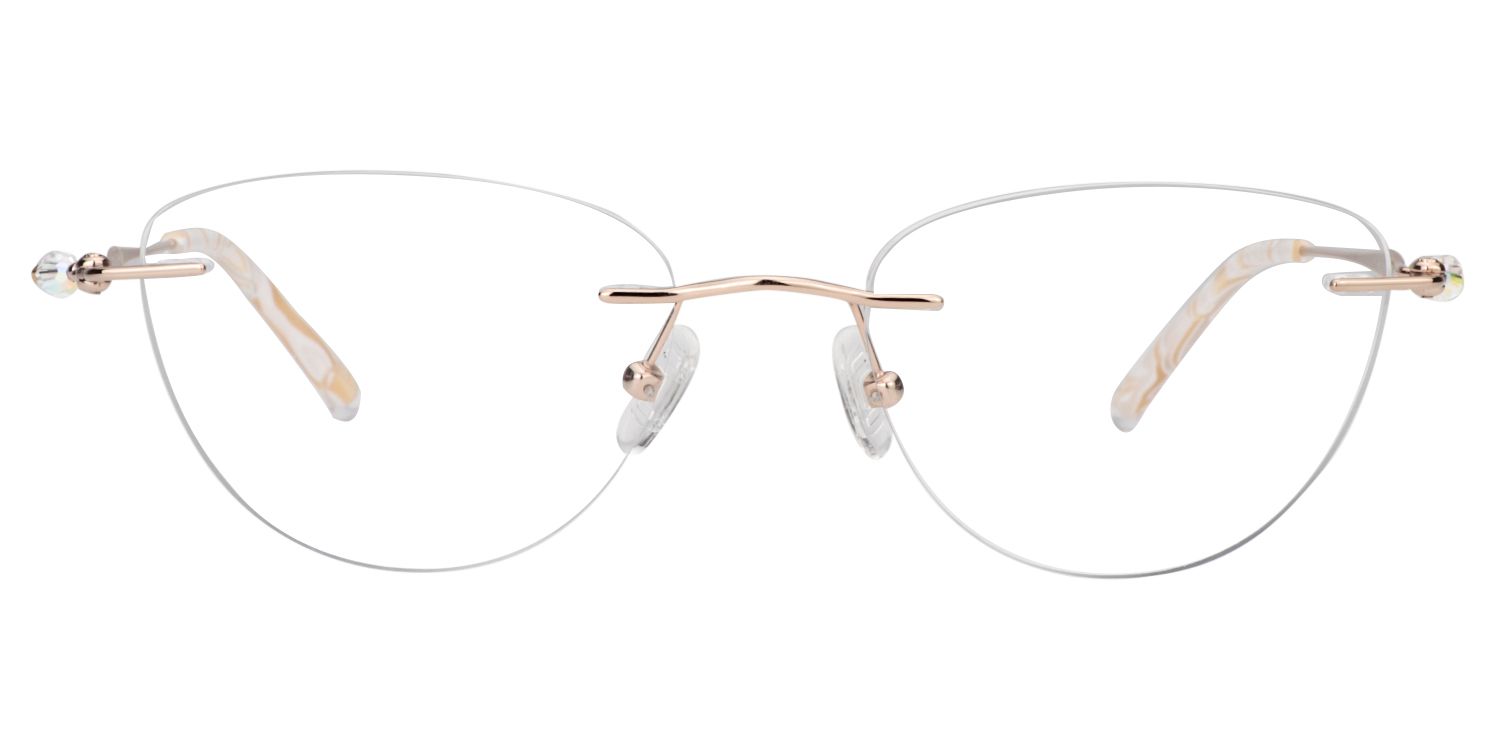 Oval Gold Glasses | Zeelool Glasses0